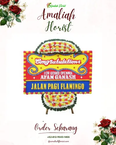 Bunga Papan Congratulation di Pamagersari